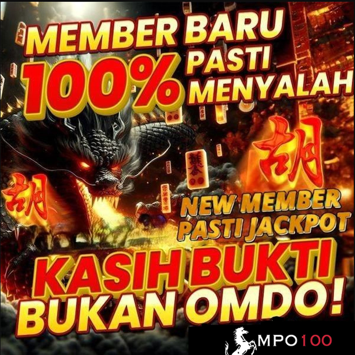 MPO100 kasih bukti bukan Omong Doang !